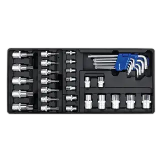 Premier TRX-Star* Key, Socket Bit & Socket Set with Tool Tray 35pc [TBT08]