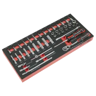 Premier Socket Set with Tool Tray 1/4"Sq Drive 44pc [TBT40]