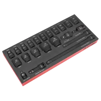 Premier Impact Socket Set with Tool Tray 1/2"Sq Drive 22pc [TBT46]