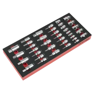 Premier Socket Bit Set with Tool Tray 37pc [TBT61]