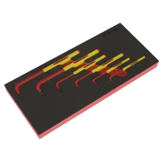 Premier Insulated Hex Key Set with Tool Tray 6pc - VDE Approved [TBTE05]