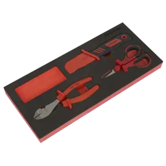 Premier Insulated Cutting Set with Tool Tray 3pc - VDE Approved [TBTE09]