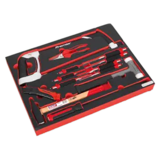Premier Platinum Hacksaw, Hammers & Punch Kit with Tool Tray 13pc [TBTP06EU]
