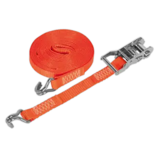 Ratchet Strap Polyester Webbing 25mm x 10m 1500kg Breaking Strength [TD1510J]