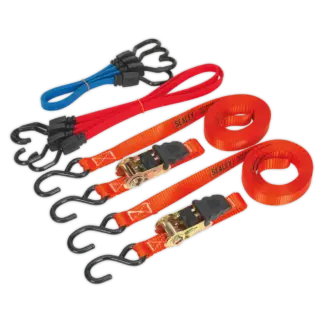 Ratchet Strap & Bungee Cord Set 6pc [TD285SBD]