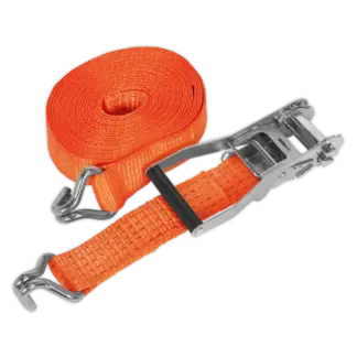 Ratchet Strap Polyester Webbing 50mm x 8m 5000kg Breaking Strength [TD5008J]