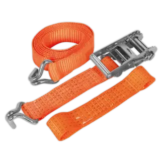 Alloy Wheel Car Transporter Ratchet Strap 50mm x 3m 5000kg Breaking Strength [TDRWA]