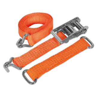 Steel Wheel Car Transporter Ratchet Strap 50mm x 3m 4500kg Breaking Strength [TDRWS]