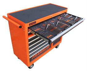 Franklin 42" 14 Drawer Roll Cab Starter Kit 76 Pieces