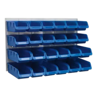 Bin & Panel Combination 24 Bins - Blue [TPS131]