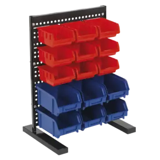Bench Mounting Bin Storage System with 15 Bins [TPS1569]