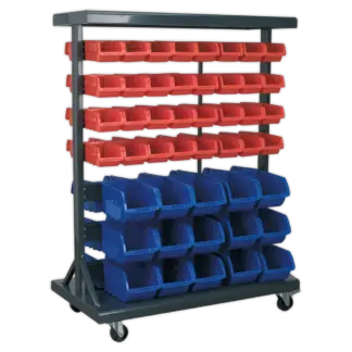 Mobile Bin Storage System with 94 Bins [TPS94]