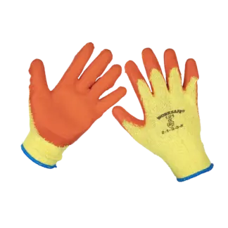 Worksafe® Super Grip Knitted Gloves with Latex Palm, X-Large - Pack of 6 Pairs [TSP121XL/6]