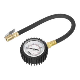Tyre Pressure Gauge with Clip-On Chuck [TST/PG6]