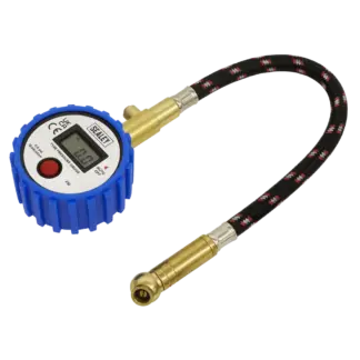 Digital Tyre Pressure Gauge with Leader Hose & Quick Release [TST/PG981]