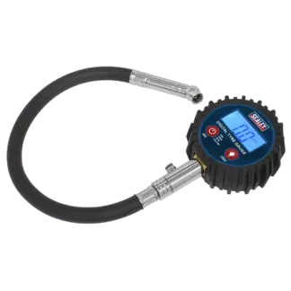 Digital Tyre Pressure Gauge with Push-On Connector [TST002]
