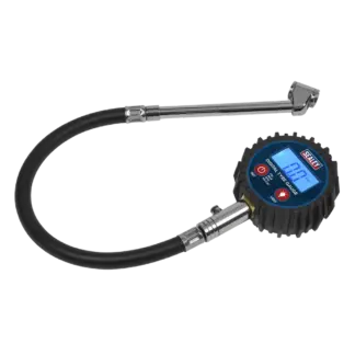Digital Tyre Pressure Gauge with Twin Push-On Connector [TST003]