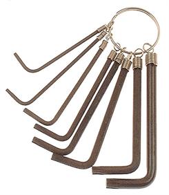 Franklin 8 pce Star Key Set on Ring 9-40
