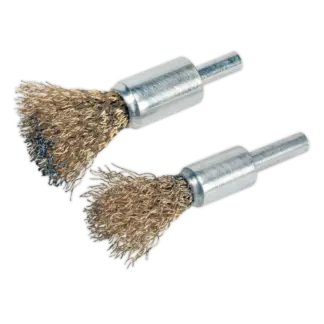 Decarbonising Crimped Wire Brush Set 2pc [VS1801]
