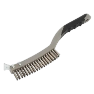 Wire Brush with Stainless Steel Fill & Scraper [WB105]