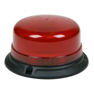 Warning Beacon with Bolt Fixing 3 x 6.5mm 36W SMD LED 12/24V - Red [WB952LEDR]