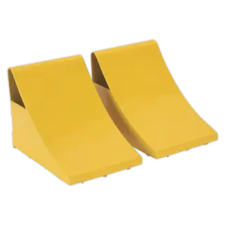 Heavy-Duty Steel Wheel Chocks 4kg - Pair [WC05]