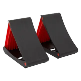 Folding Wheel Chocks - Pair [WCF01]
