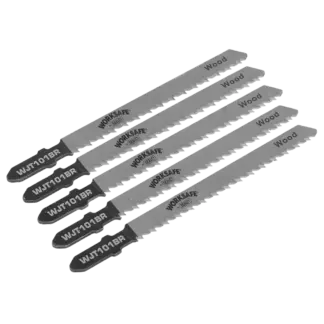 Jigsaw Blade for Wood & Plastics 75mm 10tpi - Pack of 5 [WJT101BR]