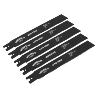 Worksafe® Pipe Saw Blade 200 x 25 x 1.7mm 8tpi - Pack of 5 [WPS1002]