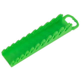 Premier Spanner Rack Capacity 10 Stubby Spanners - Hi-Vis Green [WR10HV]