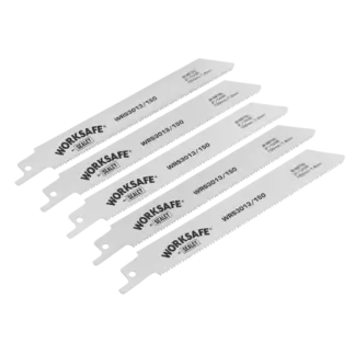 Worksafe® Reciprocating Saw Blade 150mm 14tpi - Pack of 5 [WRS3013/150]