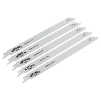 Worksafe® Reciprocating Saw Blade for Metal 250mm 18tpi - Pack of 5 [WRS3014/250]
