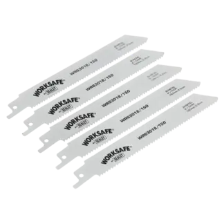 Worksafe® Reciprocating Saw Blade 150mm 10tpi - Pack of 5 [WRS3018/150]