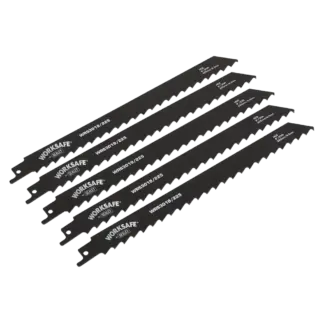 Reciprocating Saw Blade for Wood 225mm 3tpi - Pack of 5 [WRS3019/225]