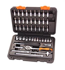 Franklin XF 51 pce 6 pt Socket Set 1/4" dr
