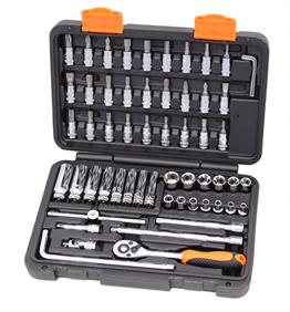 Franklin XF 59 pce 6 pt Socket Set 1/4" dr