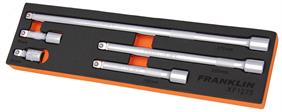 Franklin XF 5 pce Two Stage Wobble and Fixed Extension Bar Set 1/2" dr