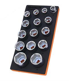 Franklin 15pce 6pt Socket Set 3/4" sq dr