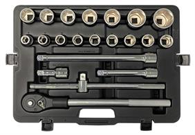 Franklin 21pce 6pt Socket Set 3/4" dr