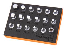 Franklin XF 18 pce Drain Plug Key Set 3/8" dr