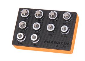 Franklin XF 10 pce Low Profile Ribe Set 3/8" dr