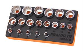 Franklin XF 19 pce Multi-Drive Socket Set 3/8" dr