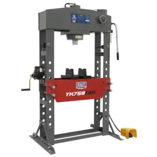 Premier Heavy-Duty Air/Hydraulic Floor Type Press with Foot Pedal 75 Tonne [YK759FAH]