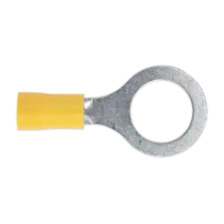 Easy-Entry Ring Terminal 13mm (1/2"), Yellow - Pack of 100 [YT17]