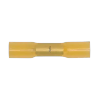 Heat Shrink Butt Connector Terminal 6.8mm, Yellow - Pack of 50 [YTSB50]