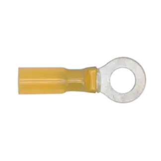 Heat Shrink Ring Terminal 8.4mm, Yellow - Pack of 25 [YTSR2584]