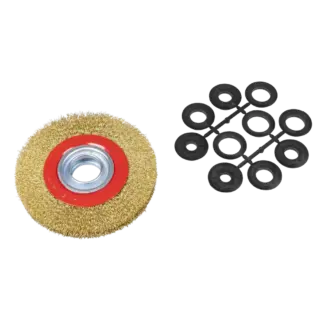 150 x 20mm Crimped Wide Wire Wheel 32mm Bore [BG150/WW2]
