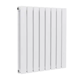 Baridi Horizontal Radiator Contemporary Double Flat Panel Design 600 x 560mm – White [DH349]