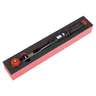 Premier Black Calibrated Micrometer Torque Wrench with 3/8"Sq Push-Through Drive 20-100Nm [STW923]
