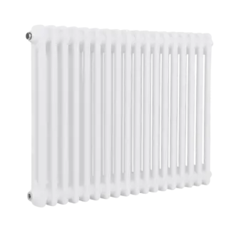 Baridi Horizontal Traditional 2 Column Radiator 600 x 832mm – White [DH368]